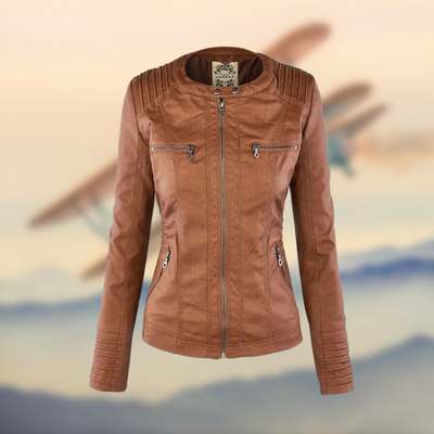 Margot - Premium Leren Ambachtelijke Jacket
