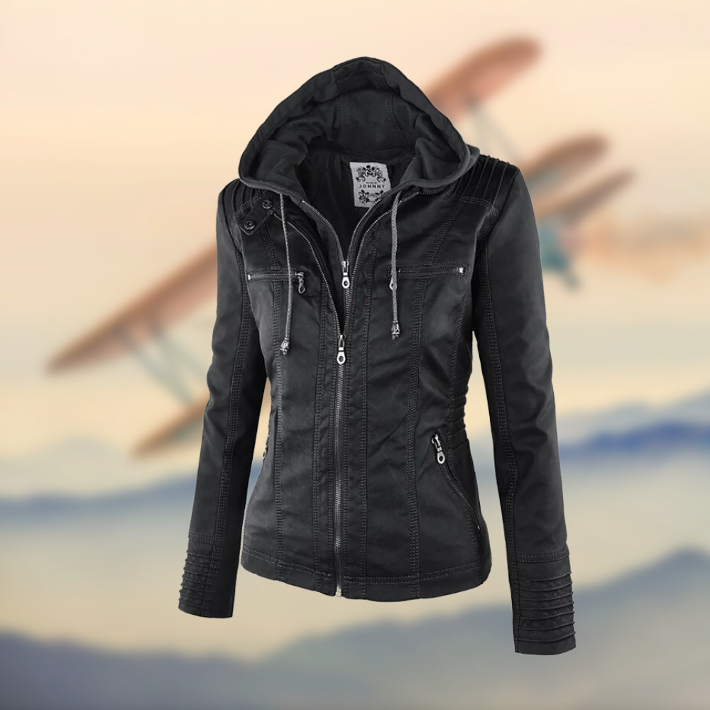 Margot - Premium Leren Ambachtelijke Jacket