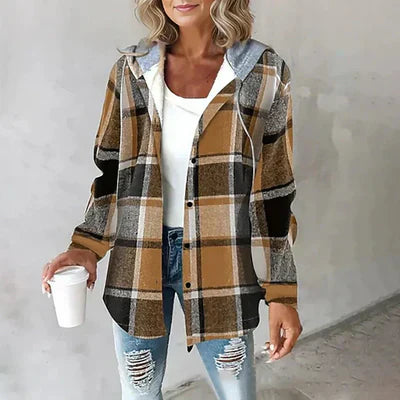 Aimee - Casual Chic Flanellen Sweater