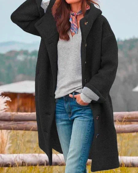 Natalia - Lange Oversized Zachte Jas