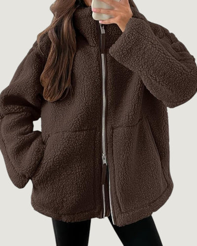 Sienna - Zachte Oversized Teddy Jas