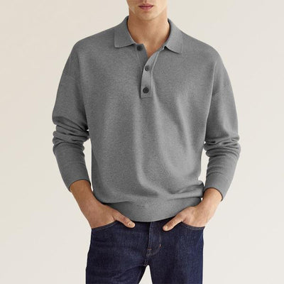 Emilio - Raffinato Poloshirt met Lange Mouwen