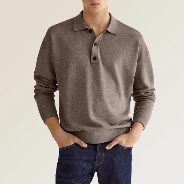 Emilio - Raffinato Poloshirt met Lange Mouwen