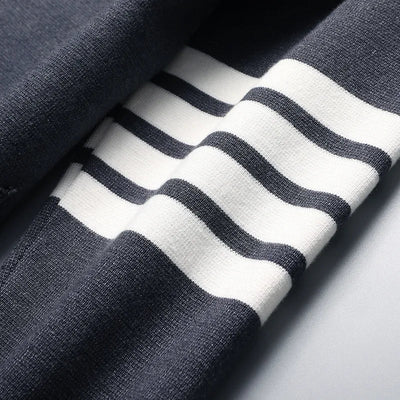 Davide - Elegante Gestreepte Cardigan