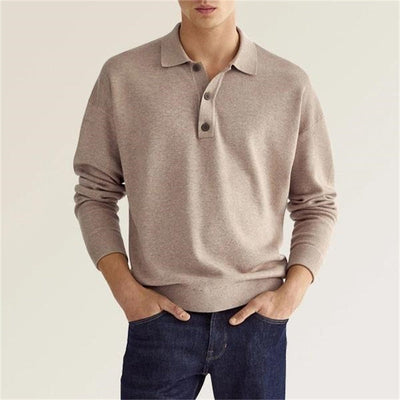 Emilio - Raffinato Poloshirt met Lange Mouwen