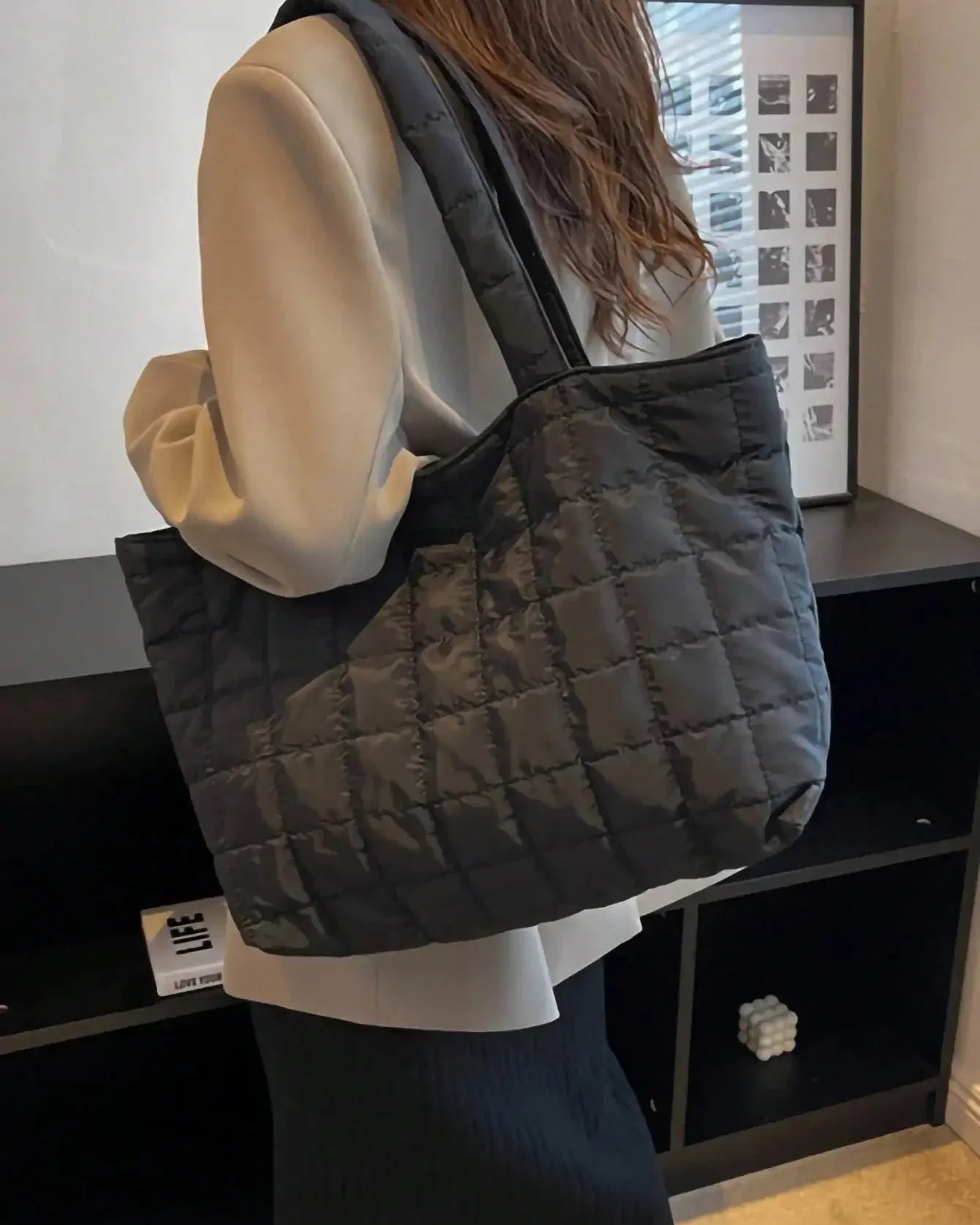Aria - Tote Bag Chic Trapuntata