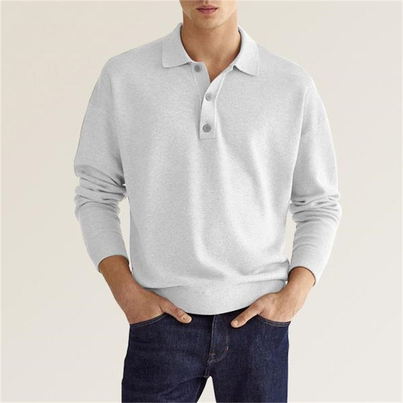 Emilio - Raffinato Poloshirt met Lange Mouwen