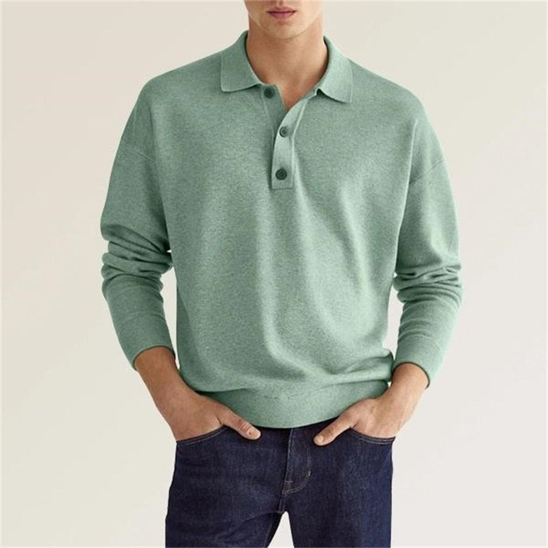 Emilio - Raffinato Poloshirt met Lange Mouwen