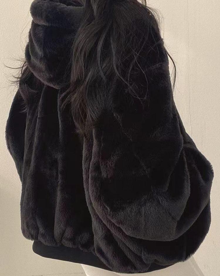 Erica - Oversized Jas met Zachte Kraag